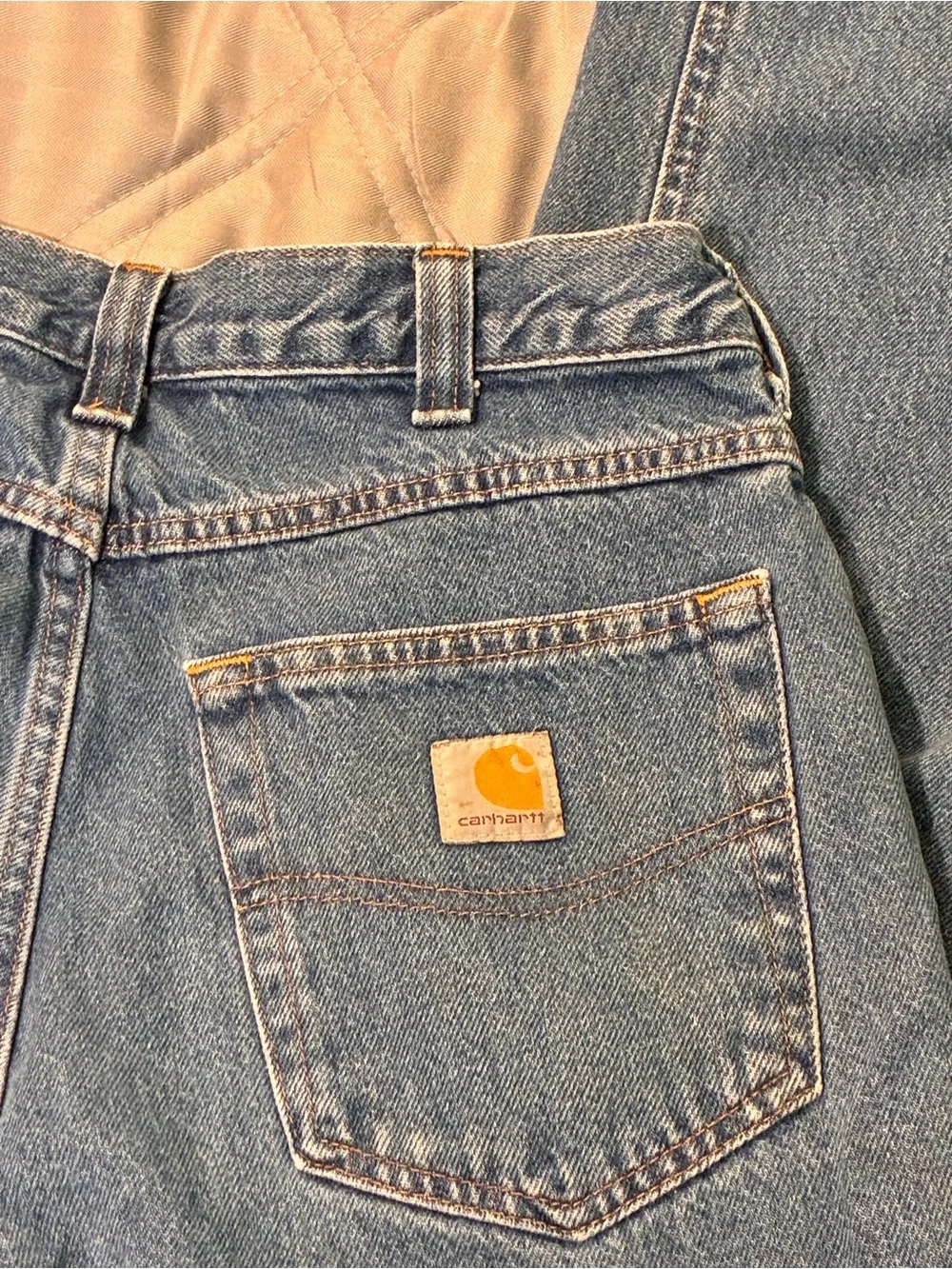 Carhartt Men’s Classic Straight-Leg Denim Jeans in Light Blue